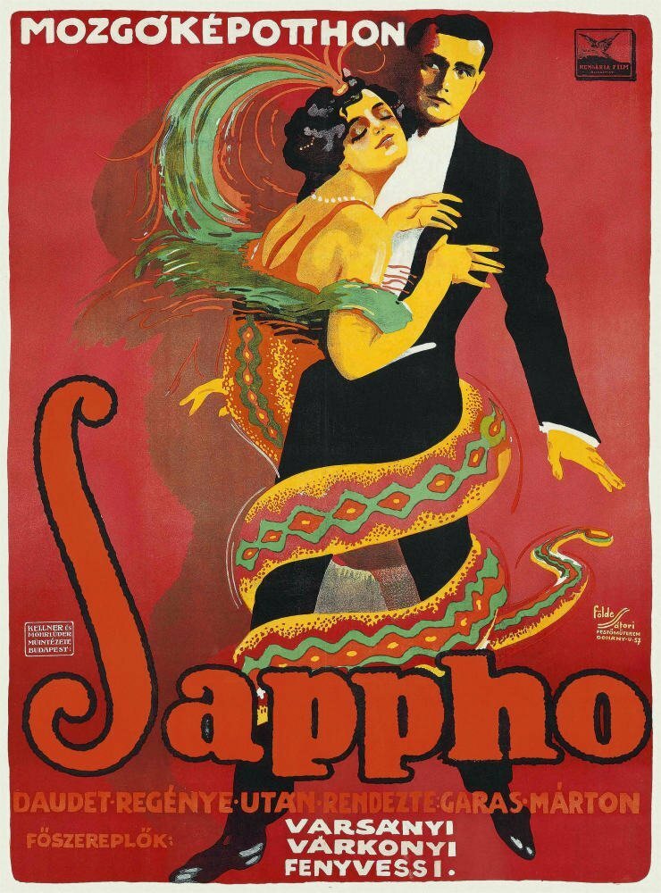 Сафо (1919) постер