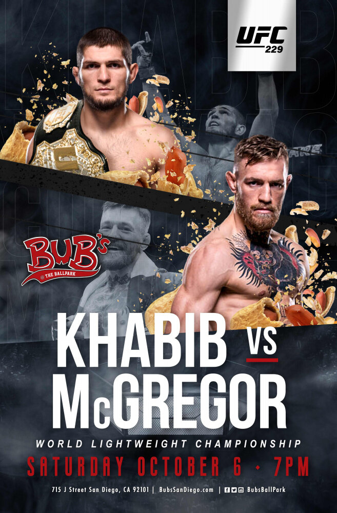 UFC 229: Khabib vs McGregor (2018) постер