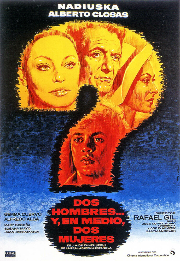 Dos hombres y, en medio, dos mujeres (1977) постер